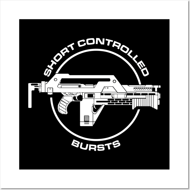 Aliens: Pulse Rifle - Short Controlled Bursts Wall Art by Evarcha